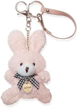 Amazon.co.jp: [byDream] ウサギのキーホルダー 兎のバッグチャーム